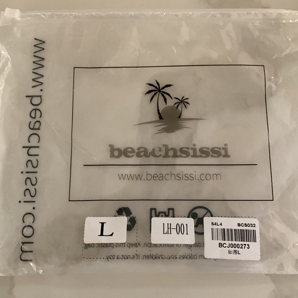 Beachsissi tankini with lace front. Black Size L. - Picture 5 of 5